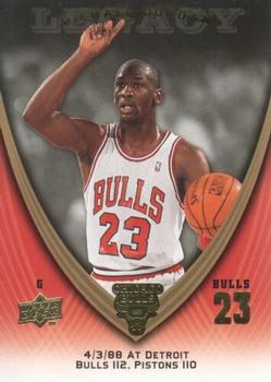 2008-09 Upper Deck Michael Jordan Legacy Collection #254 Michael Jordan - Game 254