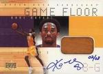 2000-01 Upper Deck Hardcourt - Game Floor Autographed #KB-A Kobe Bryant AU, MEM, SN8