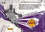 2009-10 Panini Rookies & Stars - Moments in Time Gold #15 Kobe Bryant SN500