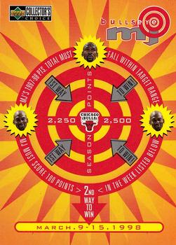 1997-98 Collector's Choice - MJ BULLSeye #B16 Michael Jordan - 2,250-2,500 or March 9-15 (W)