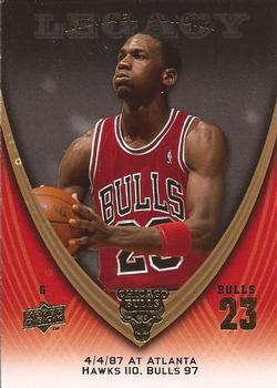 2008-09 Upper Deck Michael Jordan Legacy Collection #176 Michael Jordan - Game 176