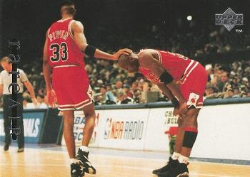 1994 Upper Deck Jordan Rare Air #20 Michael Jordan / Scottie Pippen