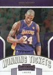2018-19 Panini Contenders - Winning Tickets #26 Kobe Bryant