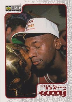 1997-98 Collector's Choice - MJ Rewind Exchange #R7 Michael Jordan - 1990-91 Season
