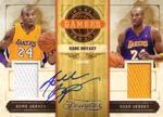 2009-10 Panini Timeless Treasures - Home & Road Gamers Signatures #6 Kobe Bryant AU, MEM, SN25