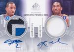2004-05 SP Game Used - Authentic Patches Autographs Dual #AAP2-MB Tracy McGrady / Kobe Bryant AU, MEM, SN5