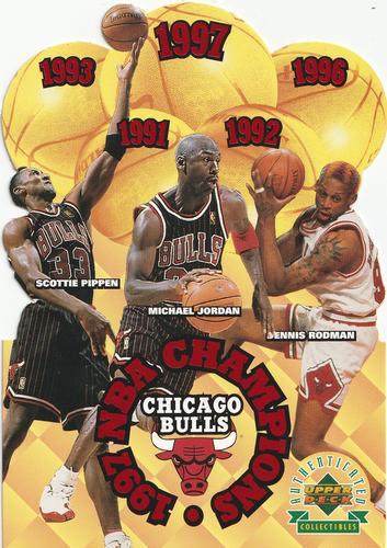 1997 Upper Deck Authenticated NBA Champions #NNO 1997 NBA Champions