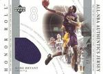 2001-02 Upper Deck Honor Roll - All-NBA Authentic Jerseys #KB Kobe Bryant MEM