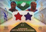 2008-09 SPx - Winning Materials Combos Autographs Jerseys #WMC-BJ Kobe Bryant / LeBron James AU, MEM, SN5 MEM: Game-Used Memorabilia