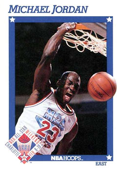 1991-92 Hoops #253 Michael Jordan