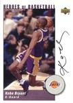 2002-03 UD Authentics - Kobe Bryant Heroes of Basketball Autographs #KB4-A Kobe Bryant AU, SN8