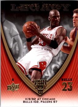 2008-09 Upper Deck Michael Jordan Legacy Collection #592 Michael Jordan - Game 592