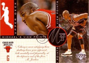 1996-97 Upper Deck - Michael's Viewpoints #VP8 Michael Jordan