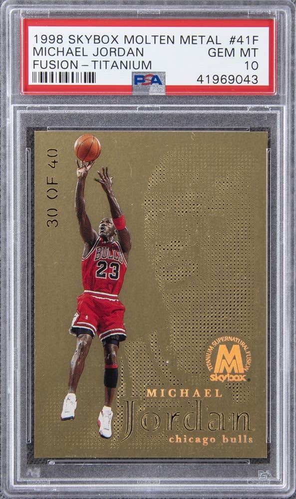 1998 Skybox Molten Metal Fusion Titanium #41 /40