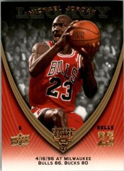 2008-09 Upper Deck Michael Jordan Legacy Collection #763 Michael Jordan - Game 763