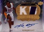 2007-08 Upper Deck Chronology - Stitches in Time Patches Autographs 25 #SIT-KB Kobe Bryant AU, MEM, SN25
