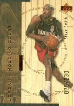 1998 Upper Deck Hardcourt - Jordan Holding Court Bronze #J1 Steve Smith / Michael Jordan