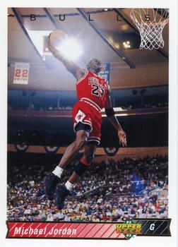 1992-93 Upper Deck #23 Michael Jordan - VAR: Hologram on back is 1992 style (Diamond logo)
