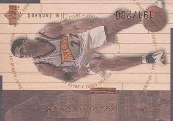 1998 Upper Deck Hardcourt - Jordan Holding Court Bronze #J9 Jim Jackson / Michael Jordan