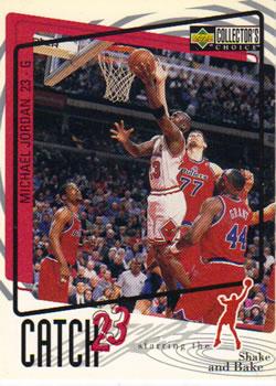 1997-98 Collector's Choice - Catch 23 Jumbos #C8 Michael Jordan