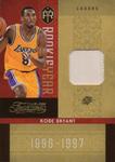 2009-10 Panini Timeless Treasures - Rookie Year Materials Prime #4 Kobe Bryant MEM, SN25