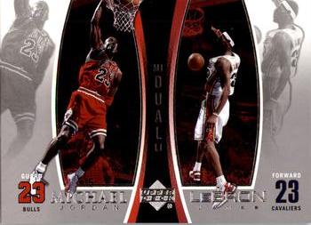 2005-06 Upper Deck - Michael Jordan/LeBron James #LJMJ2 Michael Jordan / LeBron James
