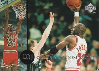 1994-95 Collector's Choice German - Michael Jordan Rare Air Decade of Dominance #J9 Michael Jordan
