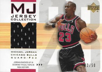 2001-02 Upper Deck - MJ Jersey Collection #MJC8 Michael Jordan - MEM: Jersey (Bulls Black)