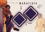 2000-01 SPx - Winning Materials #KB1 Kobe Bryant MEM MEM: Game Jersey / Warm-ups