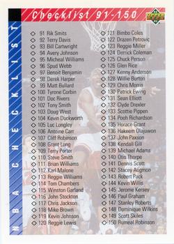 1992-93 Upper Deck #200 Checklist: 91-200 - VAR: Hologram on back is 1992 style (Diamond logo)