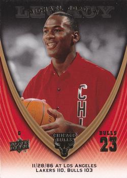2008-09 Upper Deck Michael Jordan Legacy Collection #112 Michael Jordan - Game 112