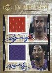 2000-01 Upper Deck Legends - Legendary Jerseys Autographed #MJ/KB-AJ Michael Jordan / Kobe Bryant AU, MEM, SN10