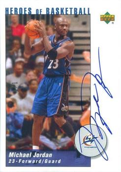 2002-03 UD Authentics - Michael Jordan Heroes of Basketball Autographs #MJ8-A Michael Jordan