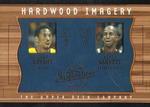 2001-02 Upper Deck Inspirations - Hardwood Imagery Combo #KB/KG Kobe Bryant / Kevin Garnett MEM