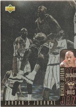 1996-97 Collector's Choice Italian - Jordan's Journal #J3 Michael Jordan - January