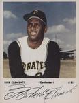 1967 Pittsburgh Pirates Official Autographed Color Prints (Series A) #NNO Bob Clemente