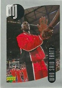 1998 Upper Deck Michael Jordan Stickers #106 Michael Jordan