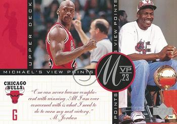 1996 Upper Deck Michael Jordan Michael's Viewpoints Jumbo #VP10 Michael Jordan