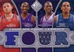 2009-10 SP Game Used - 4 on 4 Fabrics #NNO Eric Gordon / Kobe Bryant / Jason Richardson / Randy Foye / Brandon Roy / Ronnie Brewer / O.J. Mayo / Tracy McGrady MEM, SN99