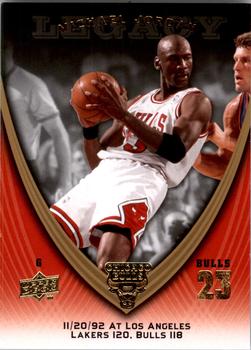 2008-09 Upper Deck Michael Jordan Legacy Collection #598 Michael Jordan - Game 598