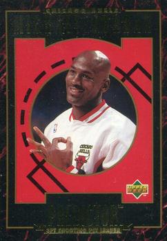 1995-96 Upper Deck - Predictors: Scoring Leaders #H4 Michael Jordan - 3-Point Shooting Percentage Leader