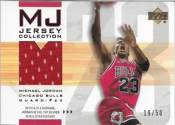 2001-02 Upper Deck - MJ Jersey Collection #MJC3 Michael Jordan - MEM: Jersey (Bulls Red)