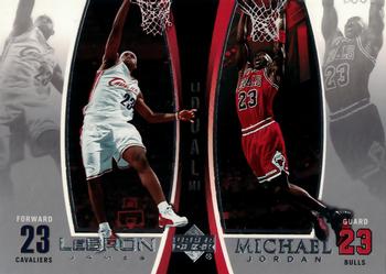 2005-06 Upper Deck - Michael Jordan/LeBron James #LJMJ8 Michael Jordan / LeBron James