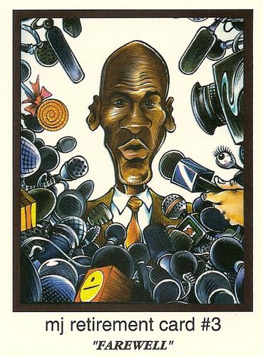 1993 First Amendment Publishing Skinnies #118 Jordan Retires
