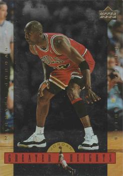 1996 Upper Deck Michael Jordan Greater Heights Jumbo #GH4 Michael Jordan