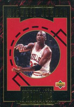 1995-96 Upper Deck - Predictors: Player of the Week #H2 Michael Jordan - January 1996