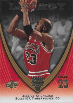 2008-09 Upper Deck Michael Jordan Legacy Collection #651 Michael Jordan - Game 651