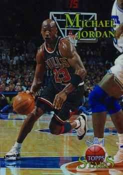 1996-97 Topps Stars - Finest Refractors #124 Michael Jordan