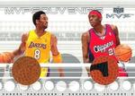 2001-02 Upper Deck MVP - Souvenirs Combos #KB/DM Kobe Bryant / Darius Miles MEM