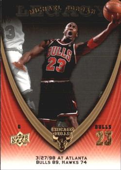 2008-09 Upper Deck Michael Jordan Legacy Collection #919 Michael Jordan - Game 919